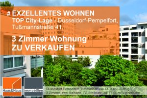 WOHNEN IN TOP CITY LAGE – exklusive Ausstattung – Düsseldorf-Pempelfort